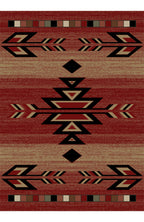 Mayberry Rugs Hearthside Rio Grande Red Area Rug – Southwestern Lodge Rug Mayberry Rug