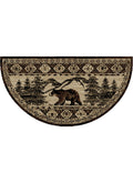 Mayberry Rugs American Destination Foothills Brown – Rustic Lodge Area Rug Mayberry Rug