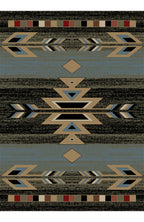 Mayberry Rugs Hearthside Rio Grande Ebony Area Rug – Southwestern Lodge Rug Mayberry Rug