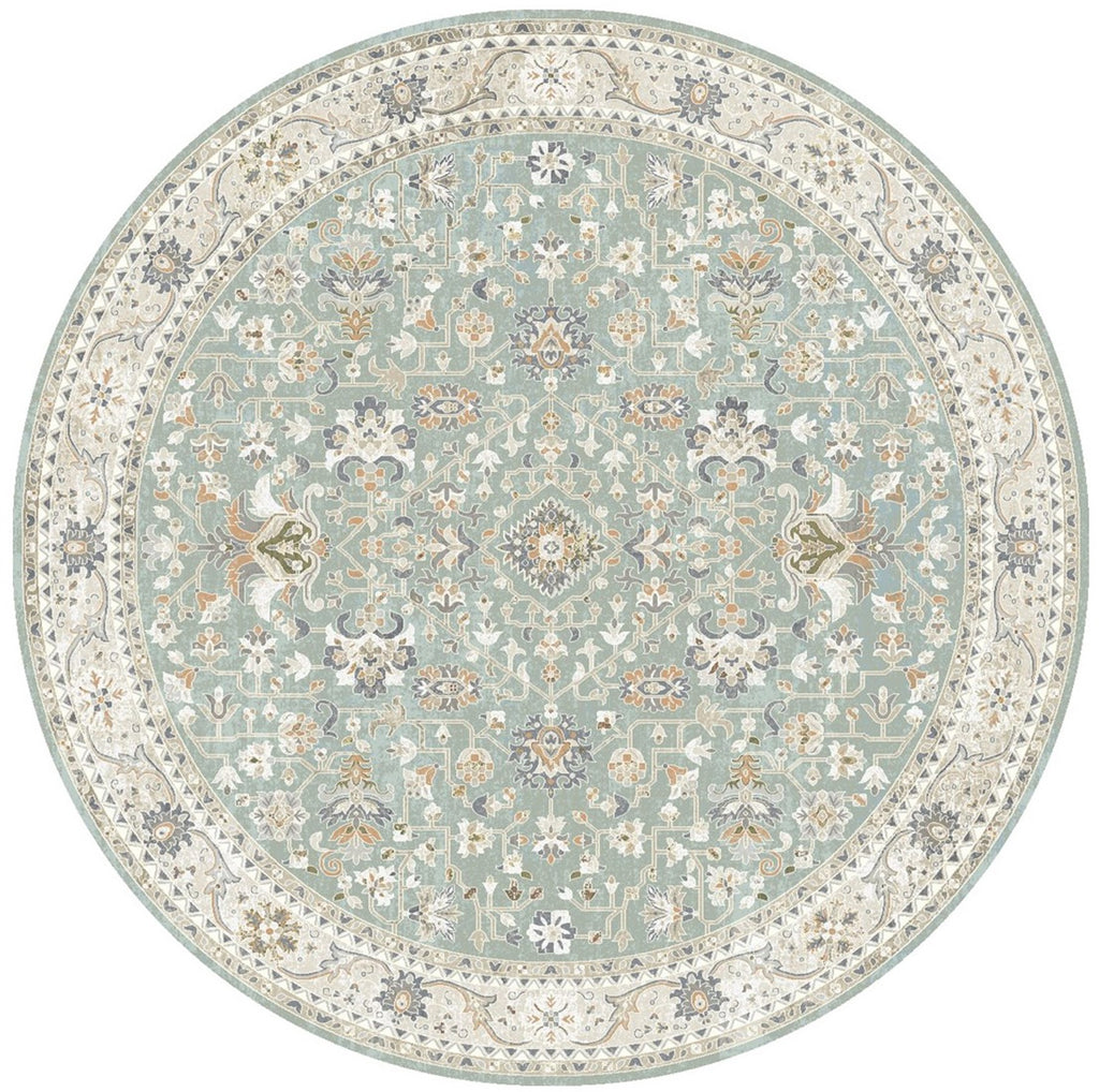 Mayberry Rugs Windsor Manchester Blue Area Rug – Traditional Home Decor Rug Mayberry Rug