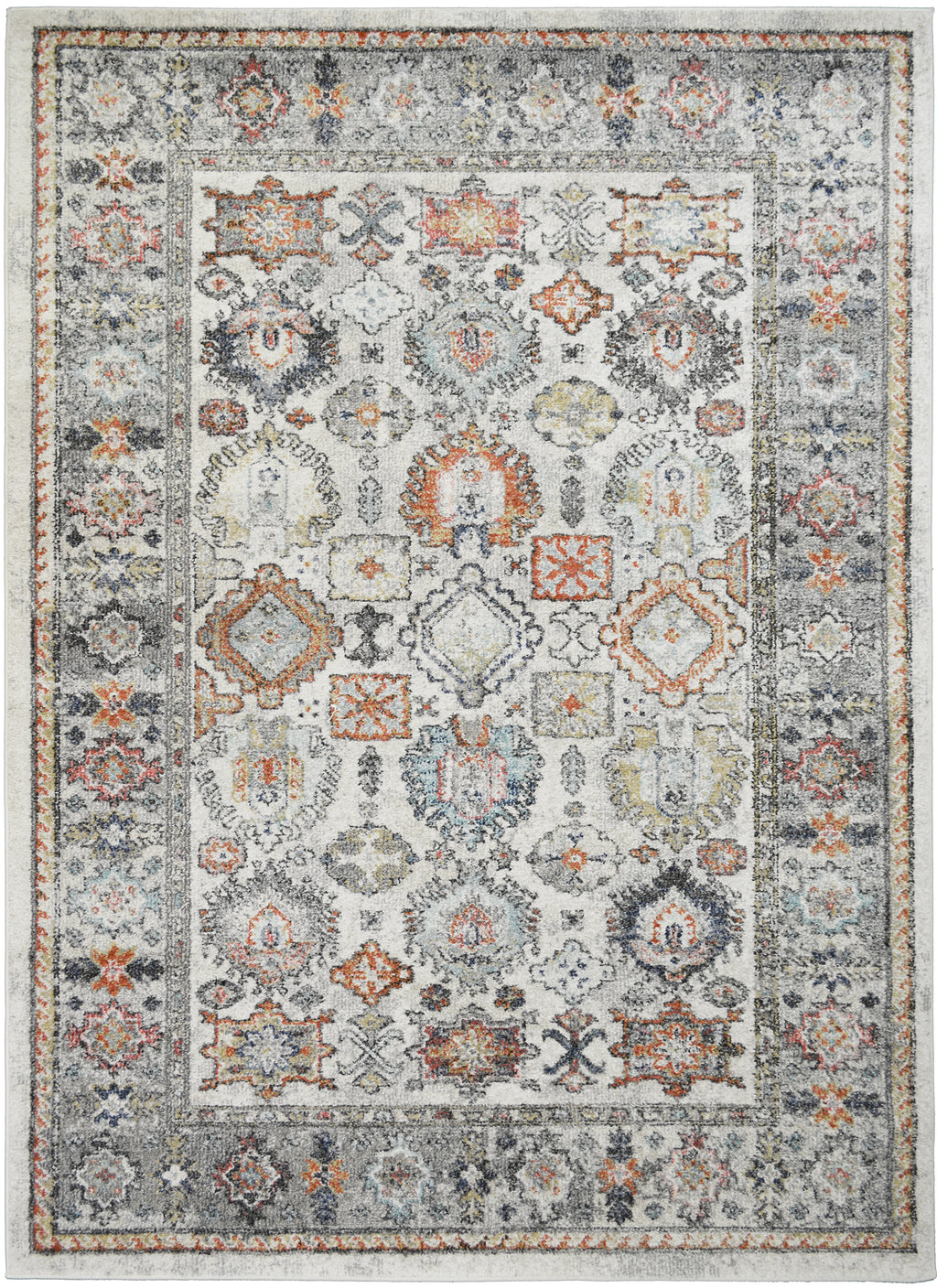 Mayberry Rugs Monaco Renata Ivory Area Rug – Traditional Home Decor Rug Mayberry Rug