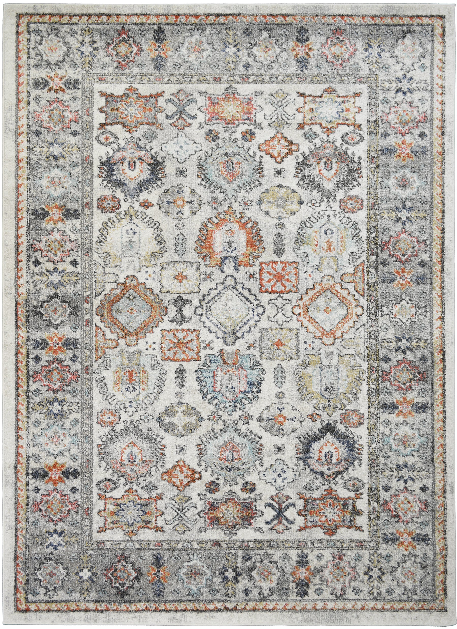 Mayberry Rugs Monaco Renata Ivory Area Rug – Traditional Home Decor Rug Mayberry Rug
