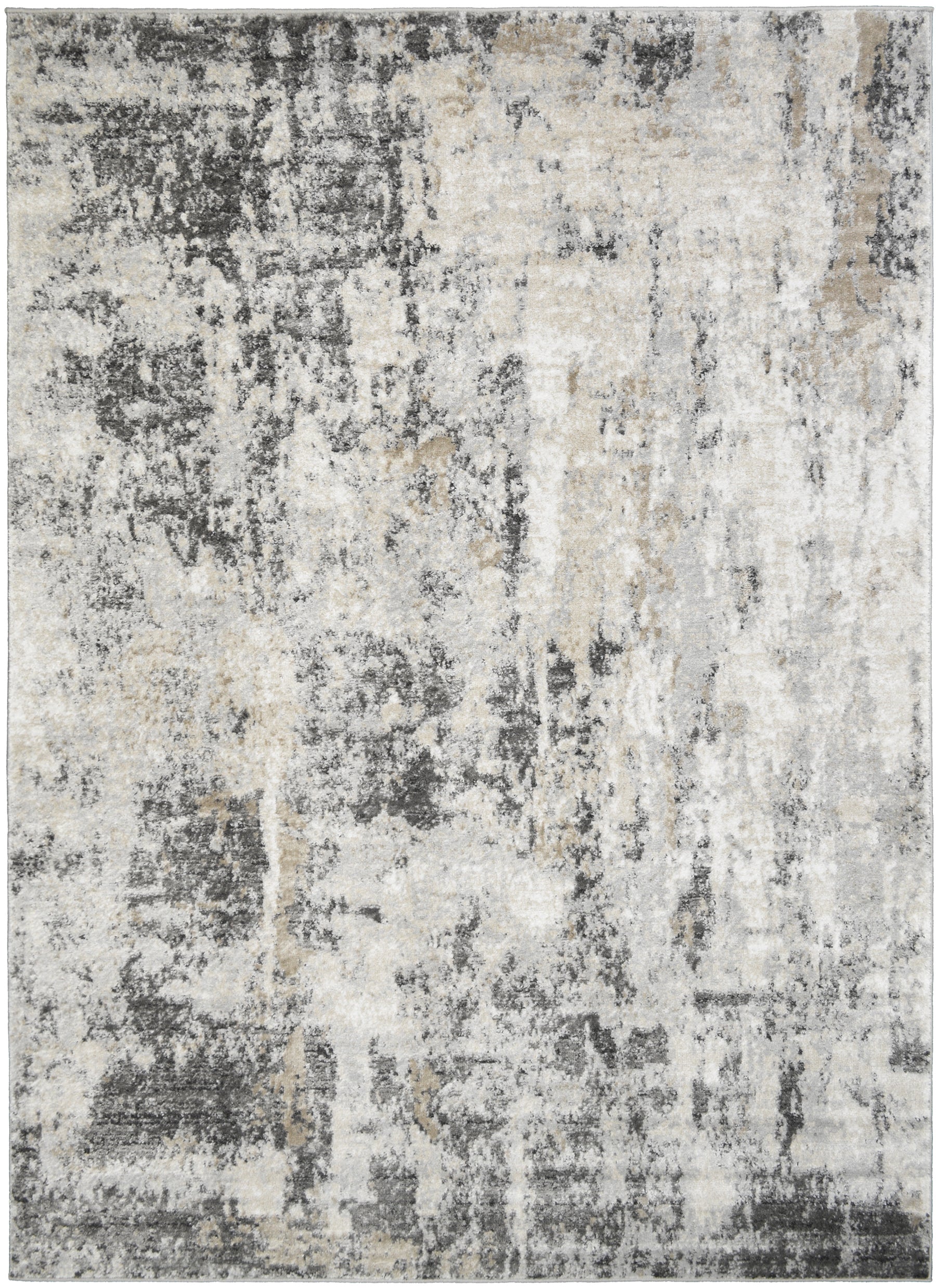 Mayberry Rugs Firenze Celestial Gray Area Rug – Traditional Ornate Rug Mayberry Rug
