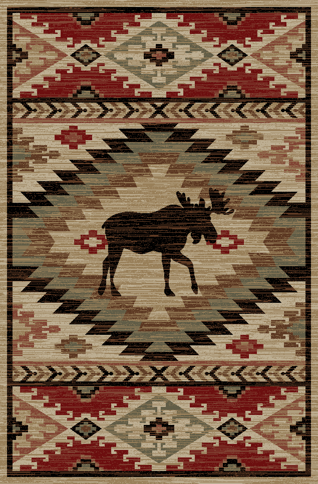 Mayberry Rugs Lodge King High Country Multi Area Rug – Mountain Lodge Rug Mayberry Rug