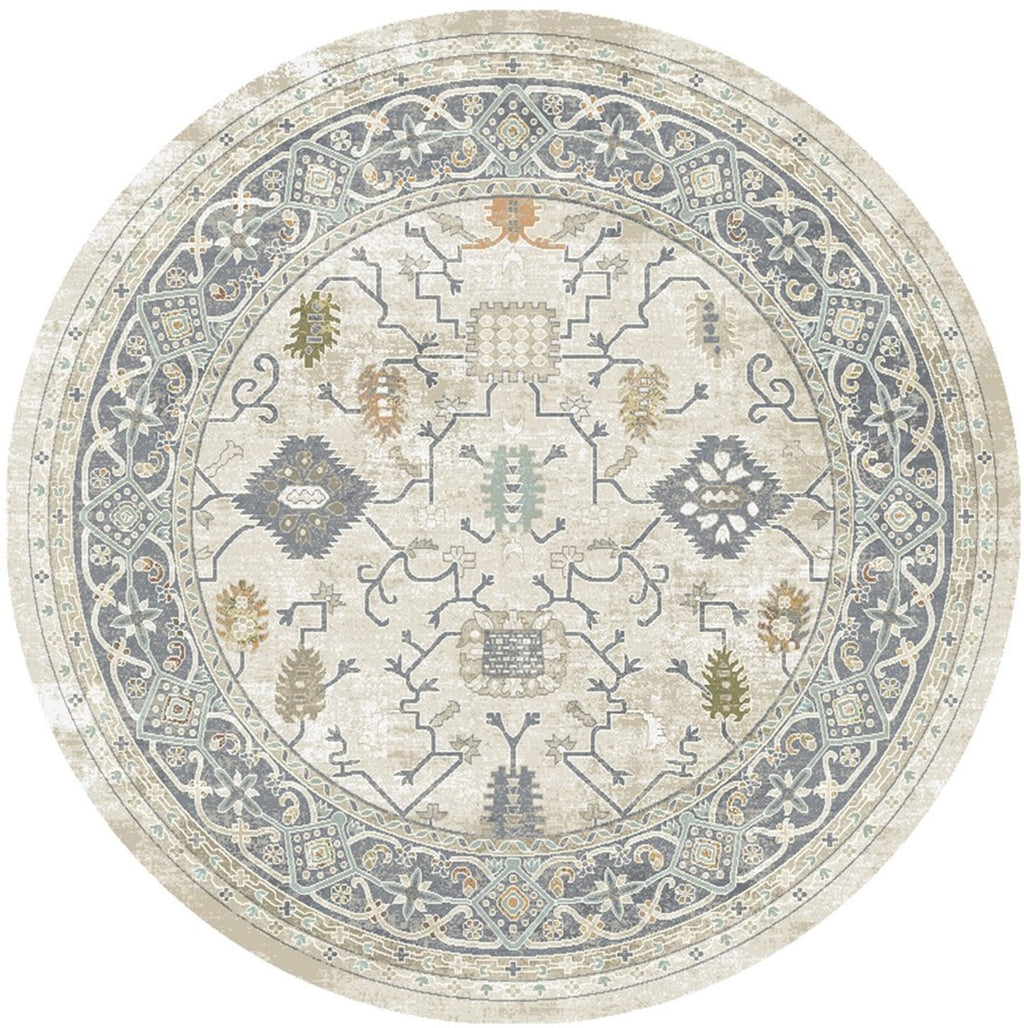 Mayberry Rugs Windsor Oliver Cream Area Rug – Traditional Home Decor Rug Mayberry Rug
