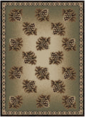 Mayberry Rugs Hearthside Rustling Forest Multi Area Rug – Rustic Cabin Lodge Rug Mayberry Rug