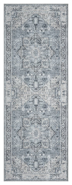 Mayberry Rugs Vintage Pompeii Gray Area Rug – Distressed Traditional Rug Mayberry Rug