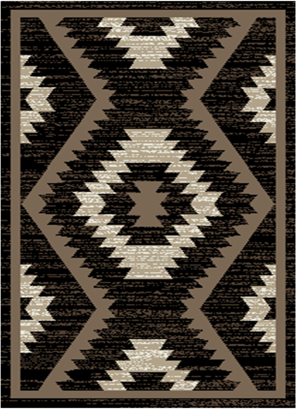 Mayberry Rugs Tacoma Rialto Black Area Rug – Rustic Lodge Rug Mayberry Rug