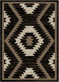 Mayberry Rugs Tacoma Rialto Black Area Rug – Rustic Lodge Rug Mayberry Rug