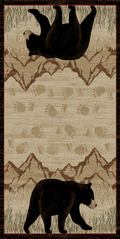 Mayberry Rugs Granite Falls Highland Beige Area Rug – Rustic Lodge Rug Mayberry Rug