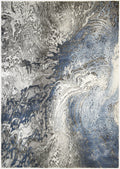 Mayberry Rugs Everest Splash Blue Area Rug – Modern Casual Rug Mayberry Rug