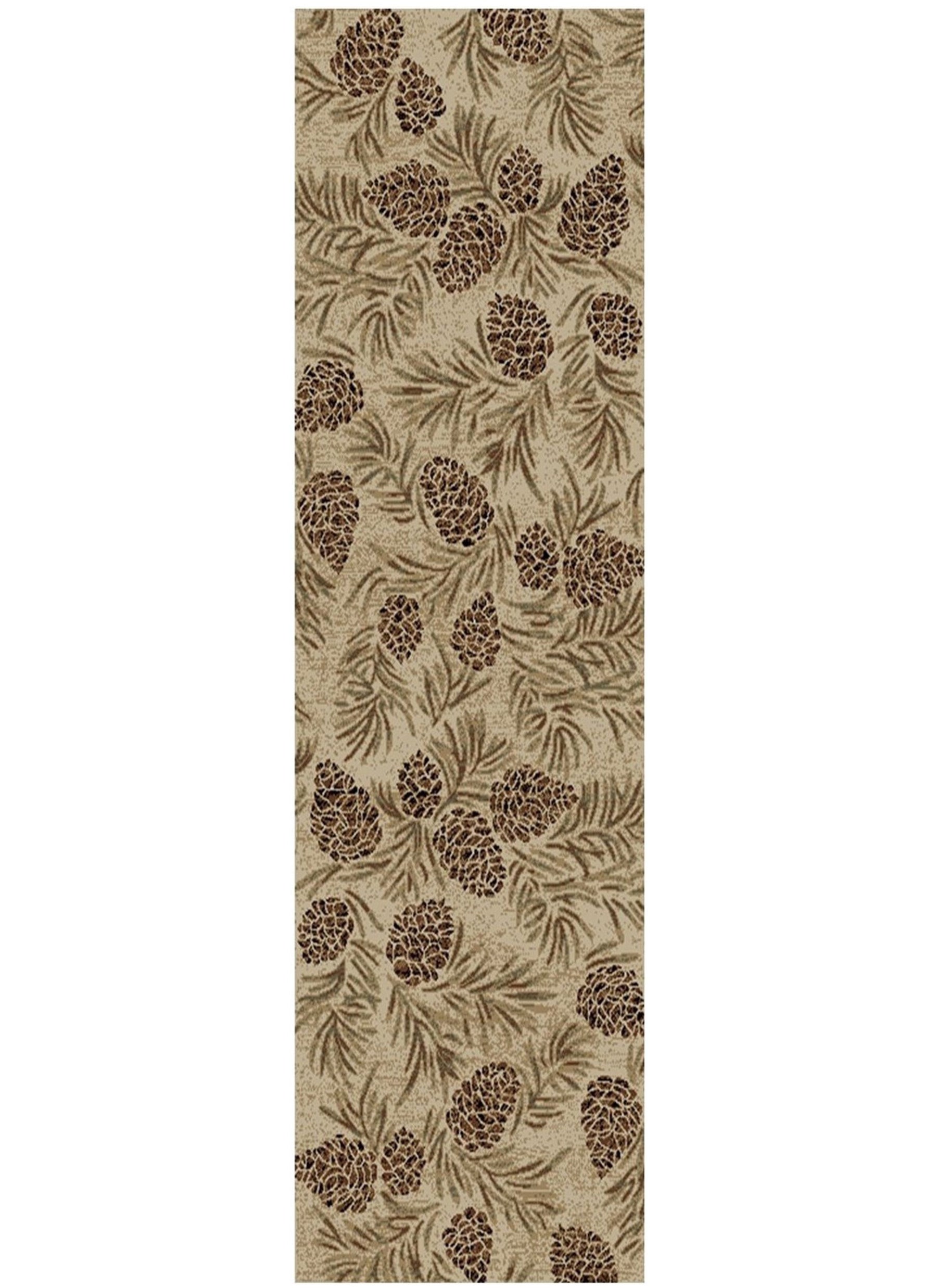 Mayberry Rugs American Destination Pine Grove Antique Area Rug – Rustic Lodge Rug Mayberry Rug