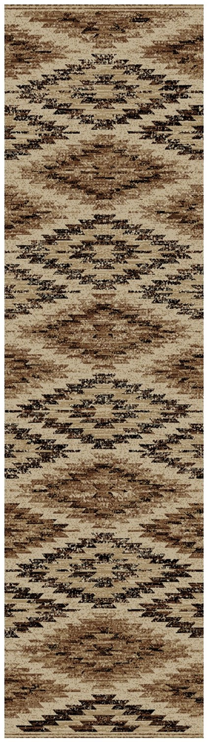 Mayberry Rugs Lodge King Las Cruces Brown Area Rug – Southwestern Lodge Rug Mayberry Rug