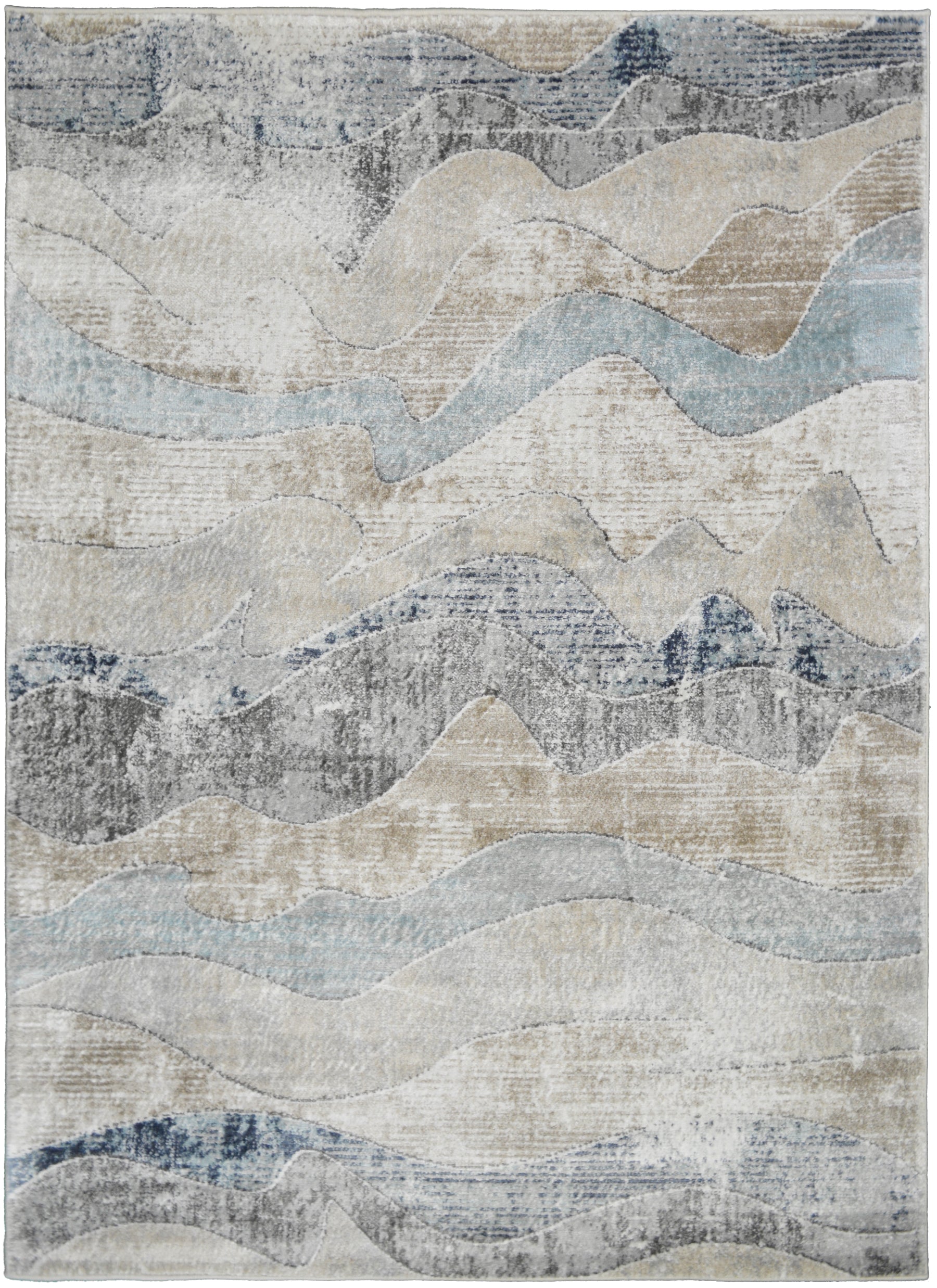 Mayberry Rugs Firenze Marvel Ivory Area Rug – Traditional Ornate Rug Mayberry Rug