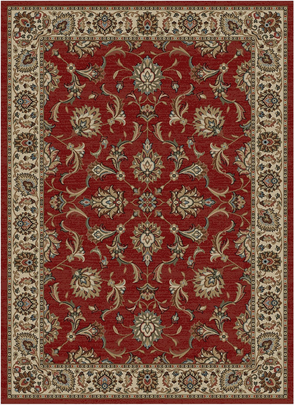 Mayberry Rugs Home Town Ambassador Claret Area Rug – Traditional Home Decor Rug Mayberry Rug