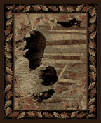 Mayberry Rugs American Destination Smokey Mountain Multi Area Rug – Rustic Lodge Rug Mayberry Rug