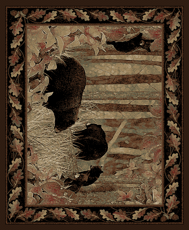 Mayberry Rugs American Destination Smokey Mountain Multi Area Rug – Rustic Lodge Rug Mayberry Rug