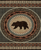 Mayberry Rugs American Destination Asheville Multi Area Rug – Rustic Lodge Rug Mayberry Rug