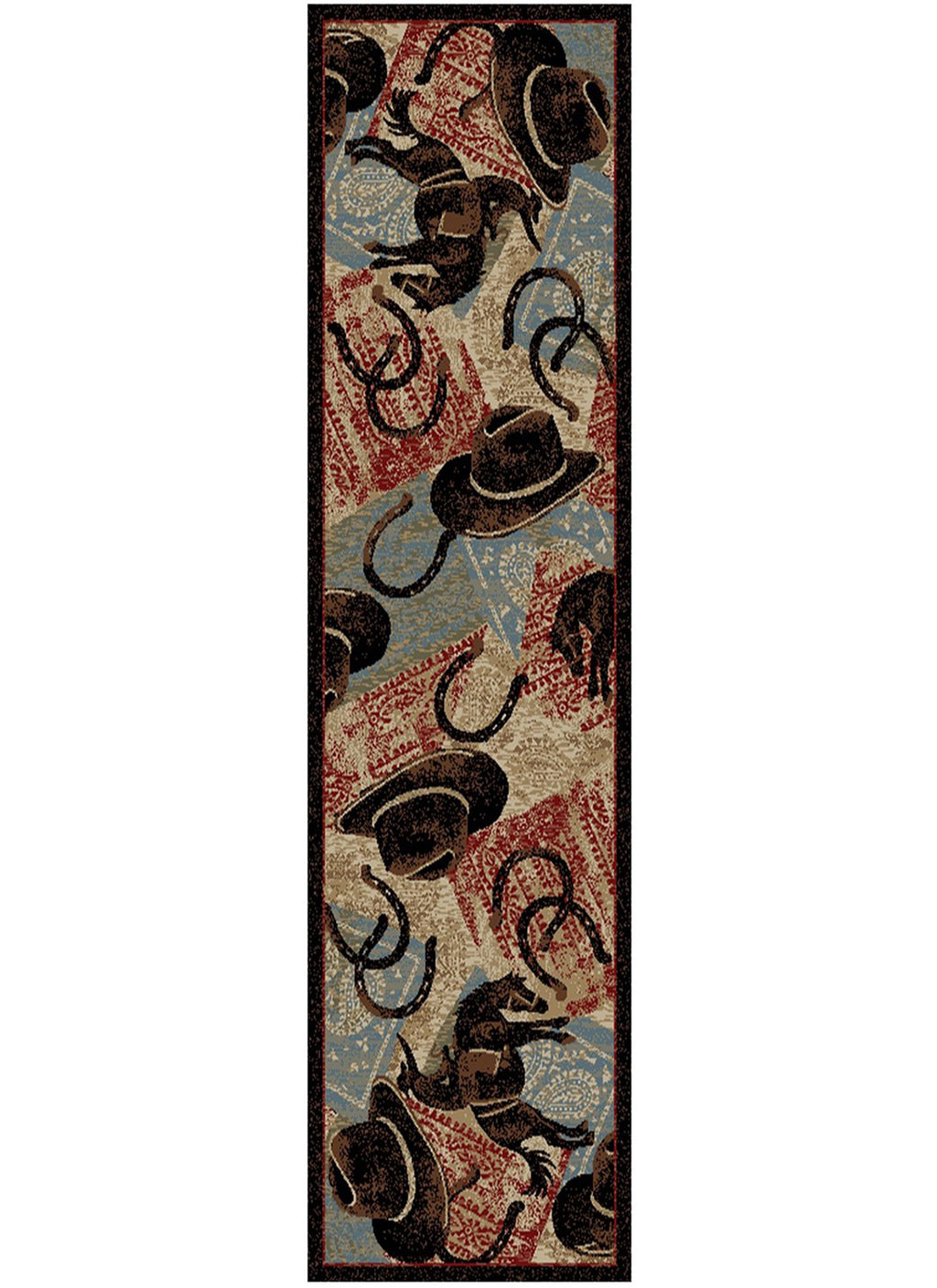 Mayberry Rugs American Destination Ladera Ranch Multi Area Rug – Rustic Lodge Rug Mayberry Rug