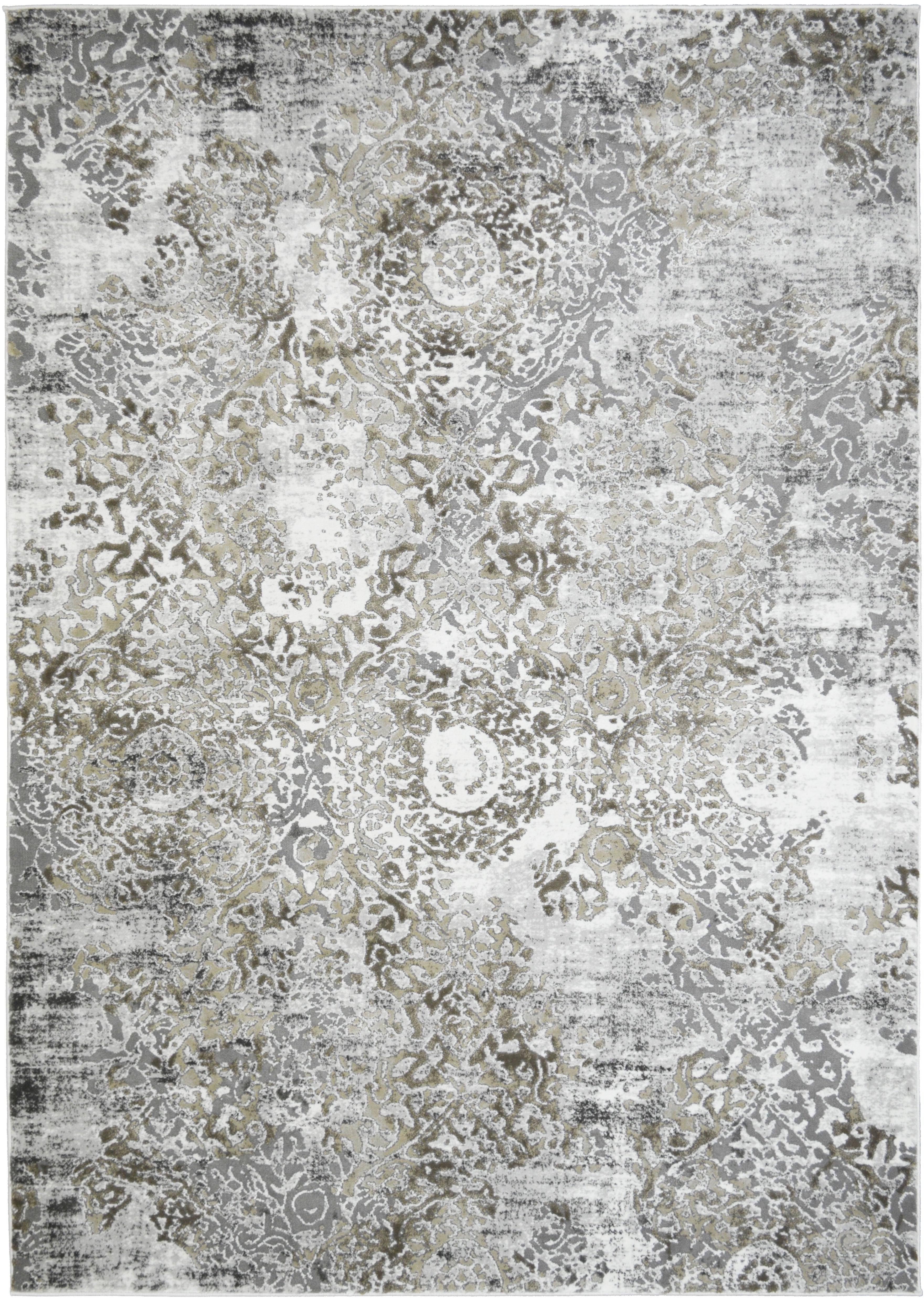Mayberry Rugs Everest Ironsides Gold Area Rug – Modern Casual Rug Mayberry Rug
