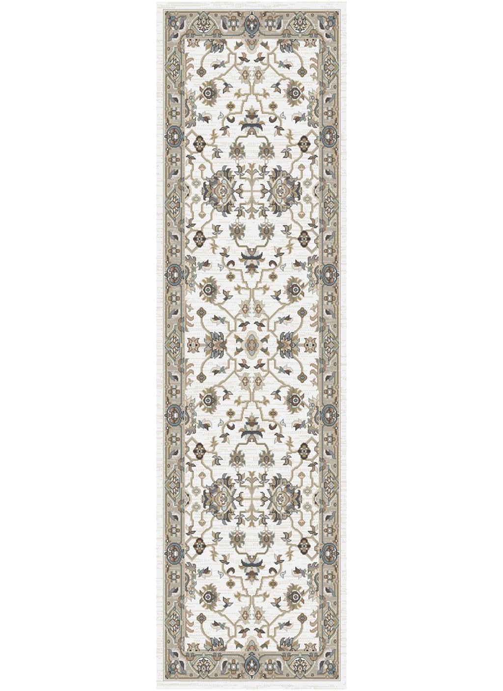 Mayberry Rugs Athens Thessalonica Ivory Area Rug – Traditional Home Decor Rug Mayberry Rug