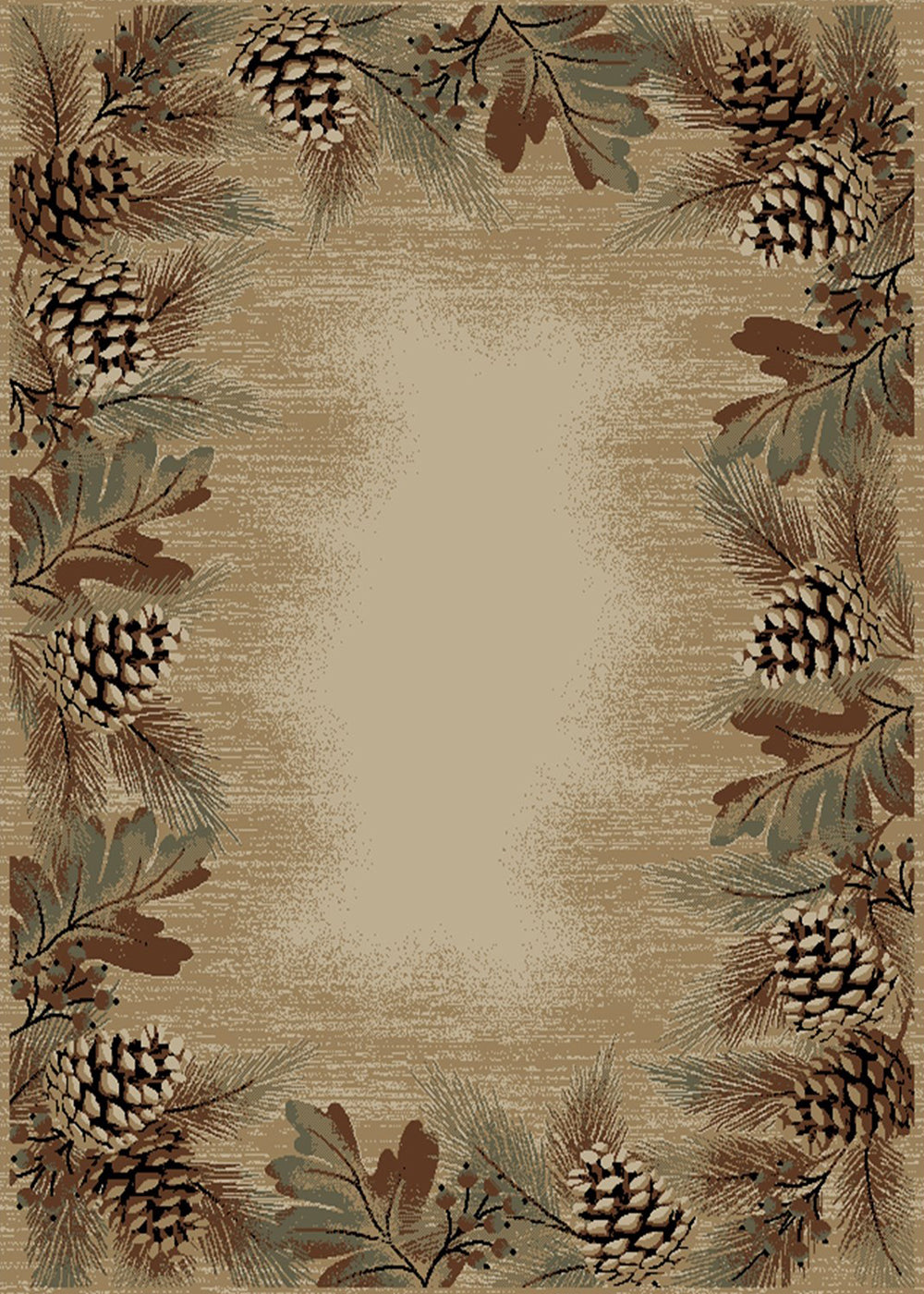 Mayberry Rugs American Destination Pembroke Pines Antique Area Rug – Rustic Lodge Rug Mayberry Rug