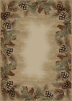 Mayberry Rugs American Destination Pembroke Pines Antique Area Rug – Rustic Lodge Rug Mayberry Rug