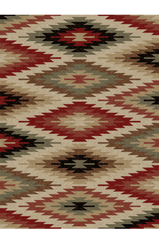 Mayberry Rugs Lodge King Las Cruces Multi Area Rug – Southwestern Lodge Rug Mayberry Rug