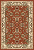 Mayberry Rugs Heritage II Royal Keshan Rust Area Rug – Traditional Persian Rug Mayberry Rug