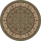 Mayberry Rugs Home Town Classic Keshan Sage Area Rug – Traditional Persian Rug Mayberry Rug