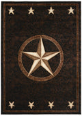 Mayberry Rugs Tacoma Fort Worth Black Area Rug – Western Lodge Rug Mayberry Rug