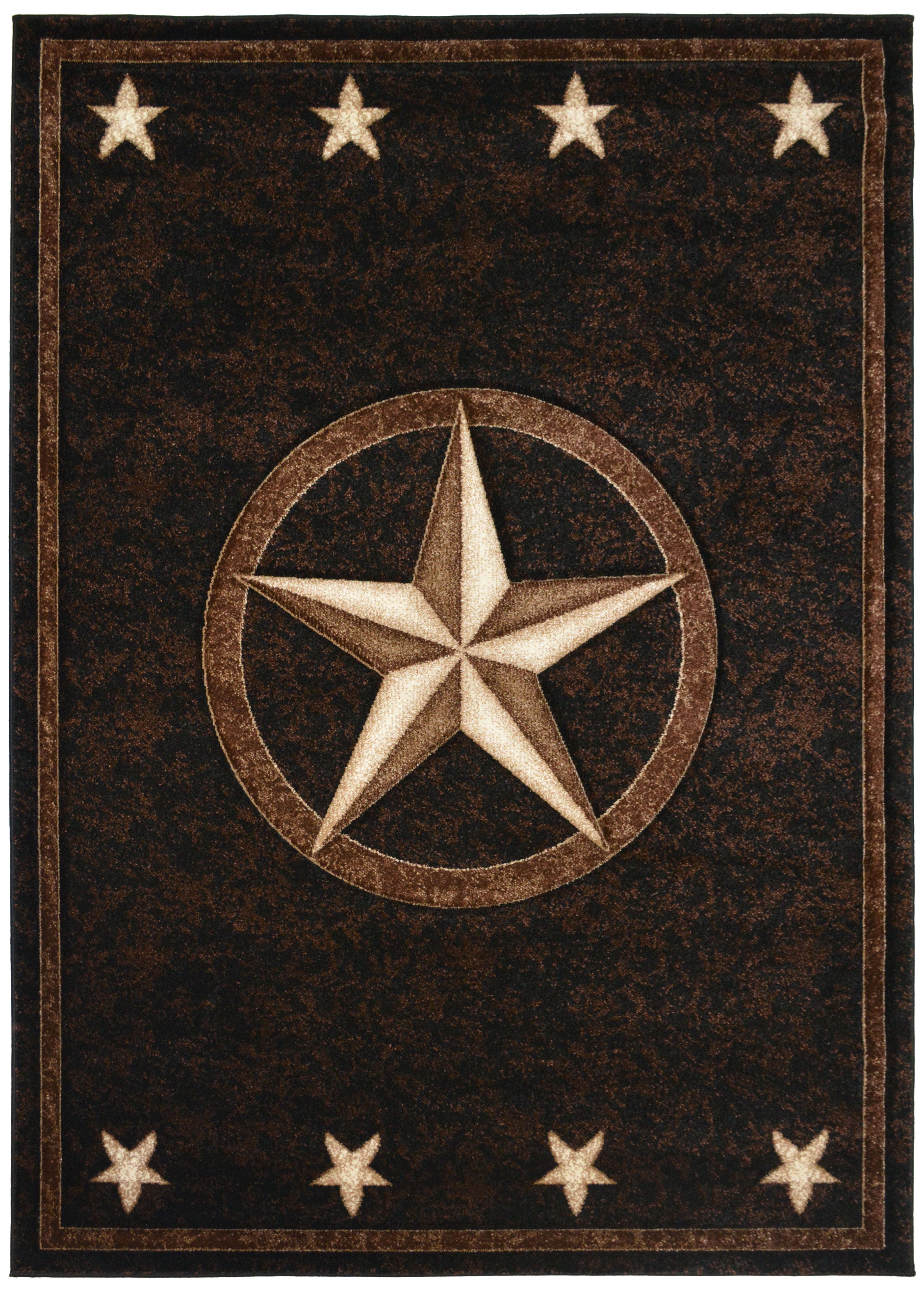 Mayberry Rugs Tacoma Fort Worth Black Area Rug – Western Lodge Rug Mayberry Rug