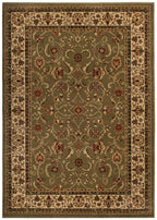 Mayberry Rugs Home Town Classic Keshan Sage Area Rug – Traditional Persian Rug Mayberry Rug