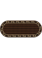 Mayberry Rugs American Destination Trailing Edge Brown – Rustic Lodge Area Rug Mayberry Rug