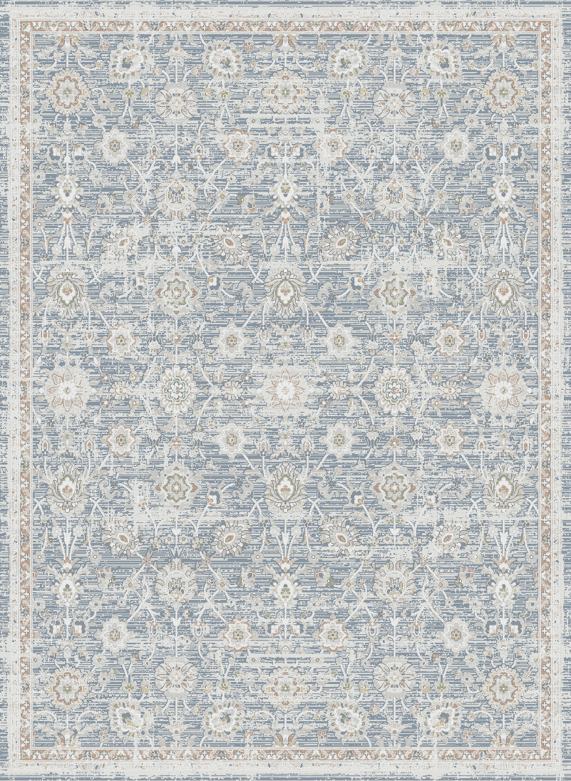 Mayberry Rugs Carlisle Geneva Blue Area Rug – Traditional Home Decor Rug Mayberry Rug