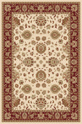 Mayberry Rugs Heritage II Royal Keshan Ivory Area Rug – Traditional Persian Rug Mayberry Rug