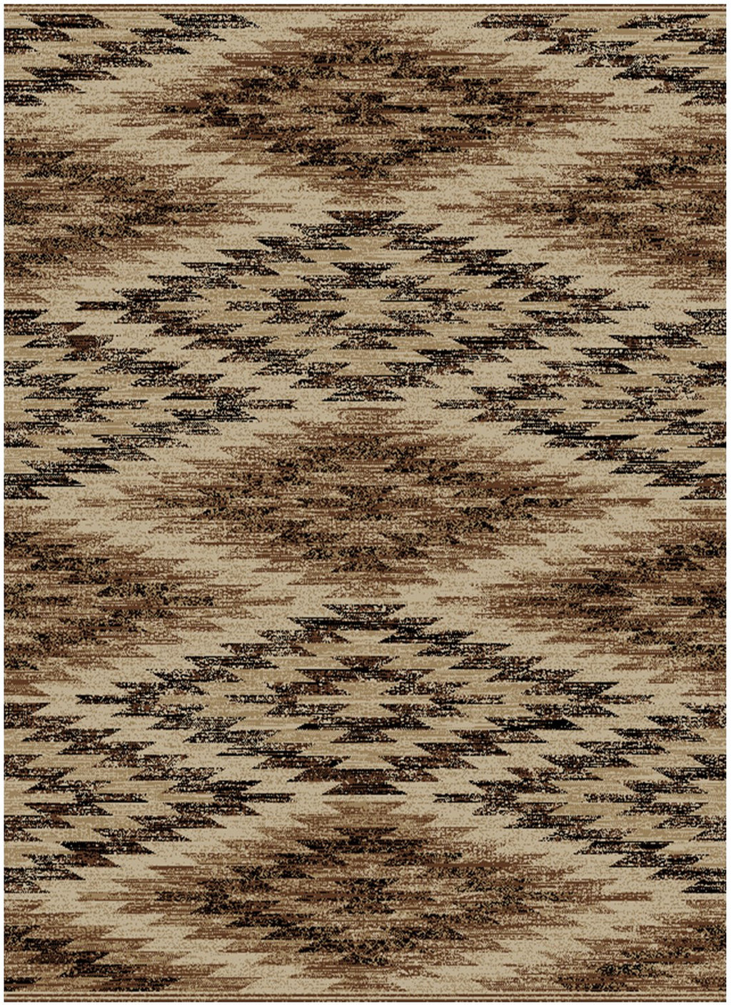 Mayberry Rugs Lodge King Las Cruces Brown Area Rug – Southwestern Lodge Rug Mayberry Rug