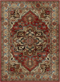 Mayberry Rugs Home Town Charisma Claret Area Rug – Traditional Home Decor Rug Mayberry Rug