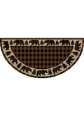 Mayberry Rugs American Destination Trailing Edge Brown – Rustic Lodge Area Rug Mayberry Rug
