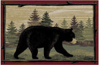 Mayberry Rugs Cozy Cabin Woodside Retreat Multi Area Rug – Rustic Cabin Lodge Rug Mayberry Rug