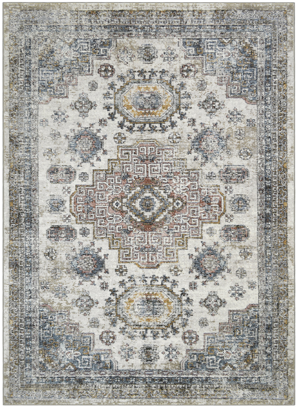 Mayberry Rugs Athens Tripoli Taupe Area Rug – Traditional Home Decor Rug Mayberry Rug