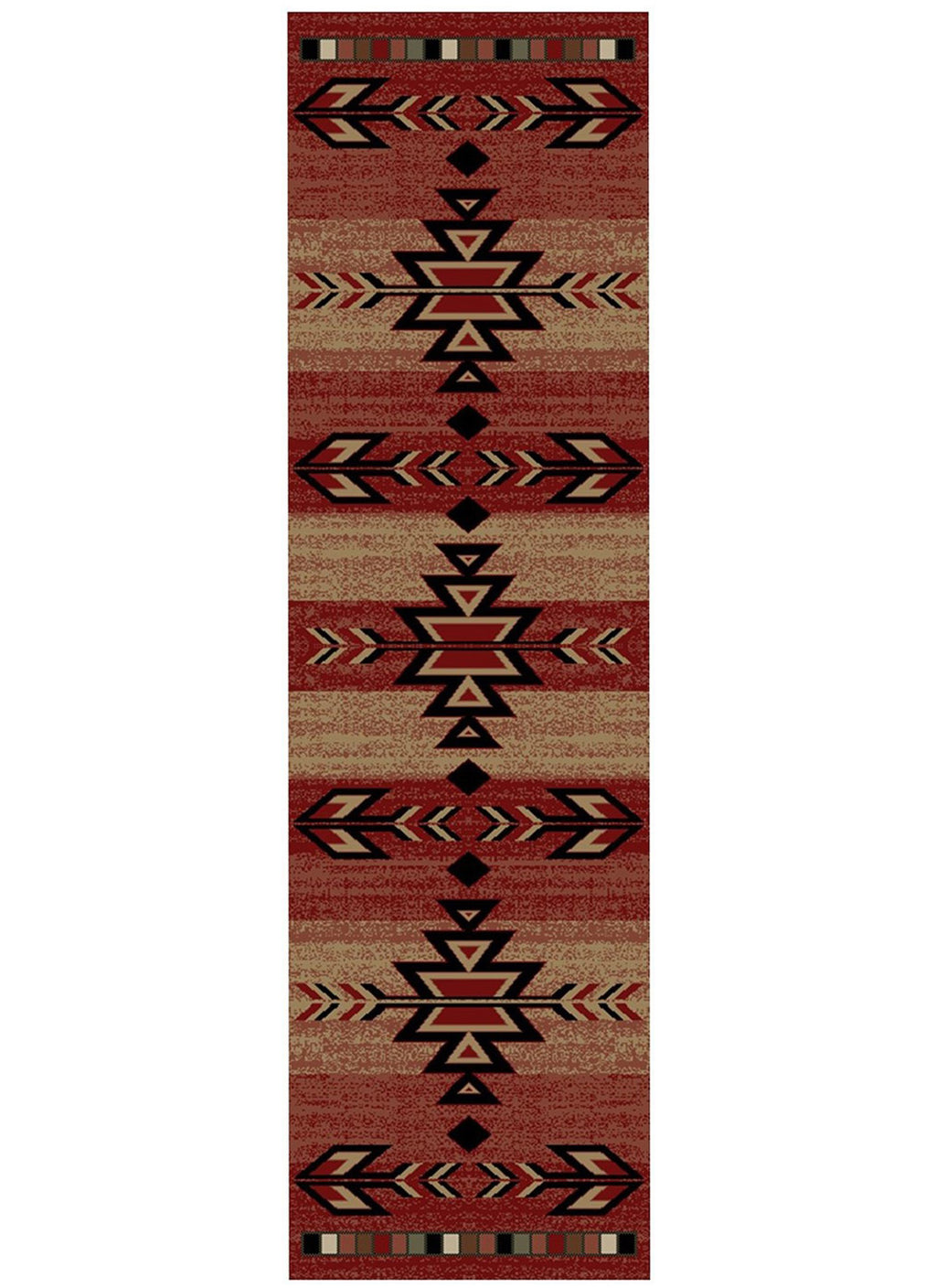 Mayberry Rugs Hearthside Rio Grande Red Area Rug – Southwestern Lodge Rug Mayberry Rug