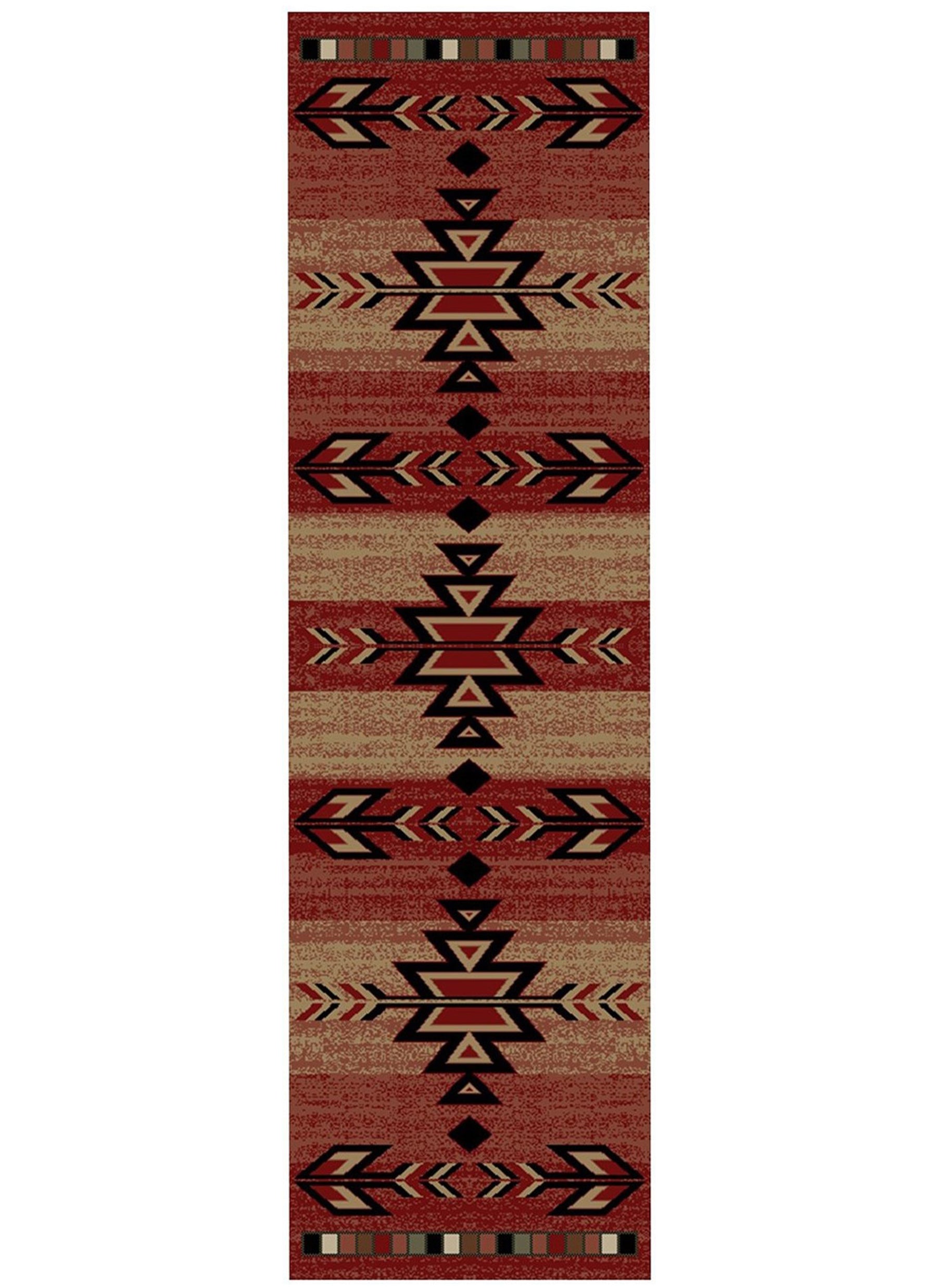 Mayberry Rugs Hearthside Rio Grande Red Area Rug – Southwestern Lodge Rug Mayberry Rug