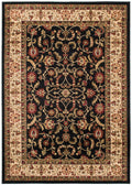 Mayberry Rugs Home Town Classic Keshan Ebony Area Rug – Traditional Persian Rug Mayberry Rug