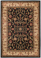 Mayberry Rugs Home Town Classic Keshan Ebony Area Rug – Traditional Persian Rug Mayberry Rug