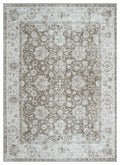 Mayberry Rugs Vintage Thebes Brown Area Rug – Distressed Traditional Rug Mayberry Rug