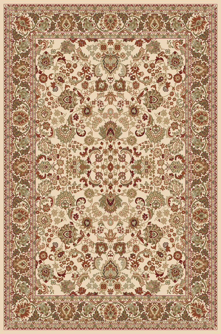 Mayberry Rugs Heritage II Elegant Keshan Ivory Area Rug – Traditional Persian Rug Mayberry Rug