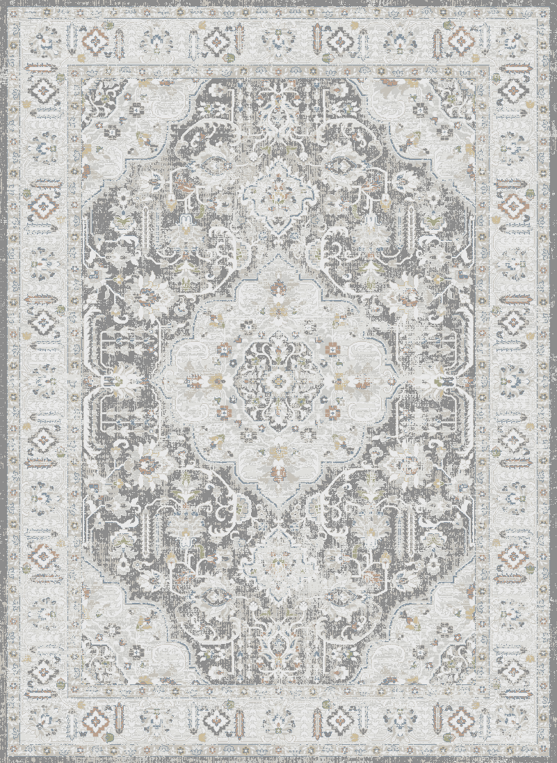 Mayberry Rugs Carlisle Canterbury Gray Area Rug – Traditional Home Decor Rug Mayberry Rug
