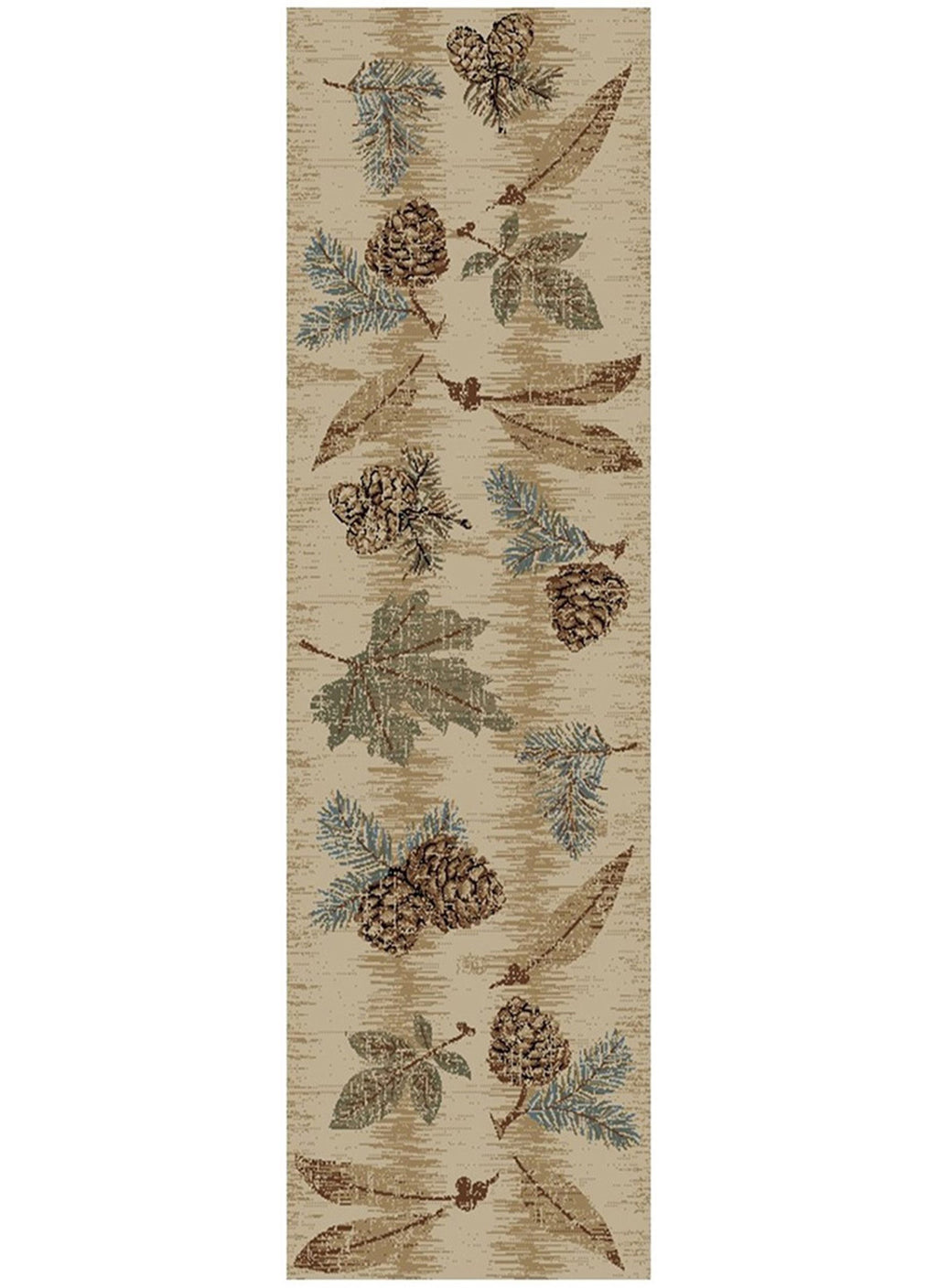 Mayberry Rugs Hearthside Autumn Multi Area Rug – Rustic Cabin Lodge Rug Mayberry Rug