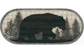 Mayberry Rugs Cozy Cabin Papa Bear Gray Area Rug – Rustic Cabin Lodge Rug Mayberry Rug